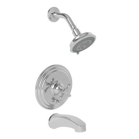 Newport Brass Tub and Shower Trim Set, Polished Chrome, Wall 3-1642BP/26